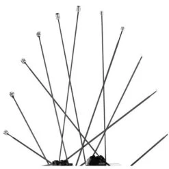 Mavic Speichen 289mm Für Cosmic CXR 60 Drahtreifen 2014 Vorderräder & Hinterräder - Nicht-Antriebsseite (10 Stück) - 32976801 - Schwarz